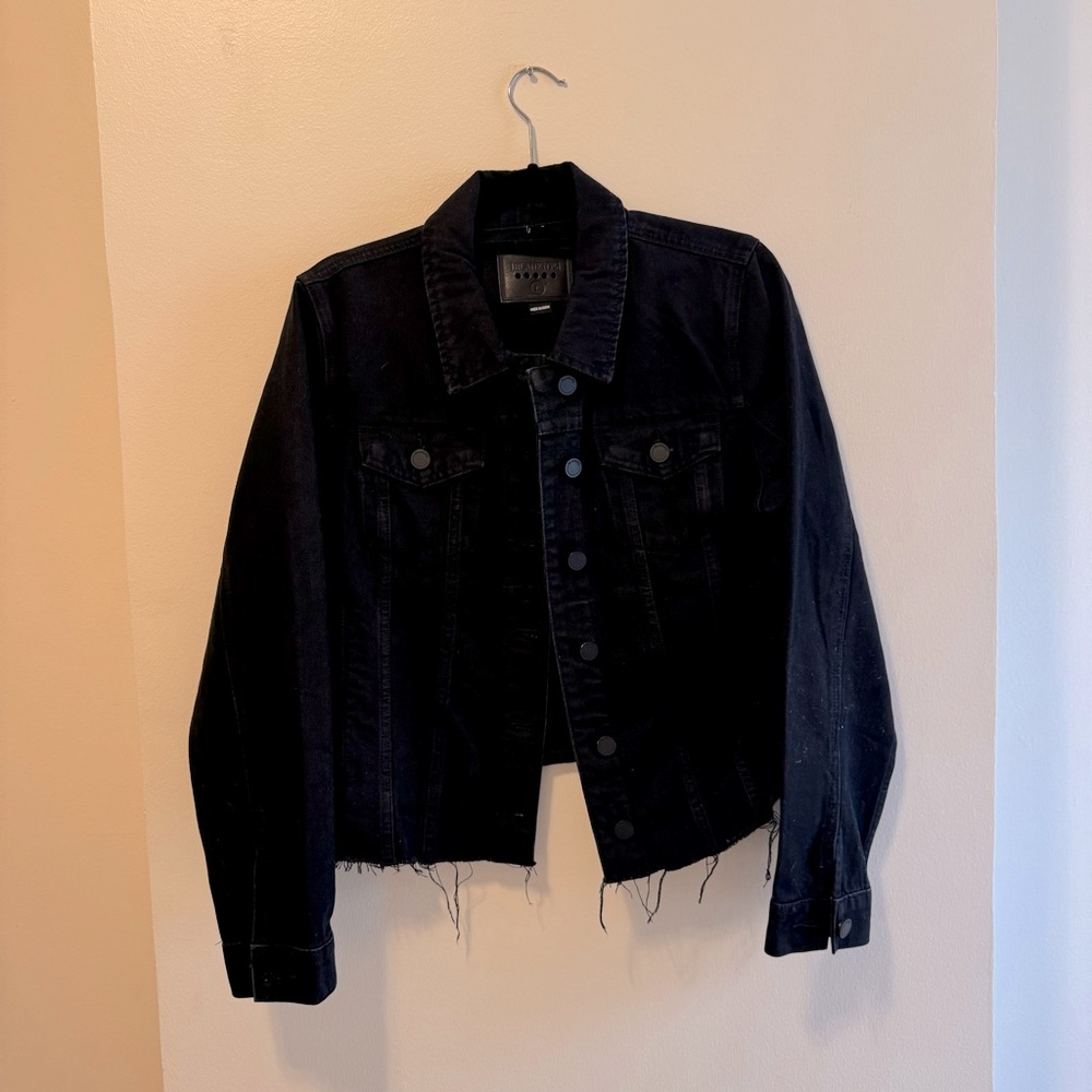 BLANK NYC Cropped Denim Jacket